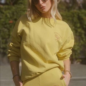 Morgan Stewart Sport Sweatshirt, Mustard